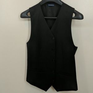 Men's Classic Black Wool Vest